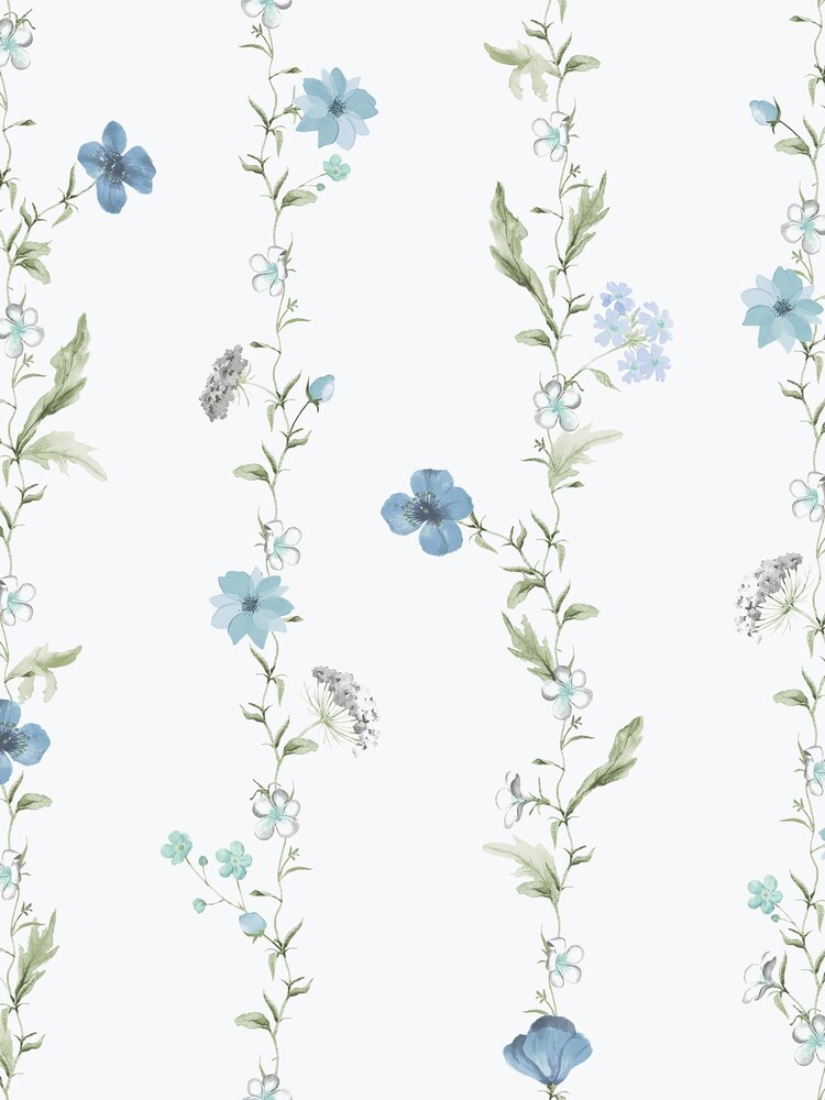 Galerie Blue Spring Blossom Botanical A4 Wallpaper Sample - Image 2 of 2