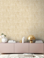 Galerie Cream Welcome Home Plain Texture A4 Wallpaper Sample - Image 5 of 5