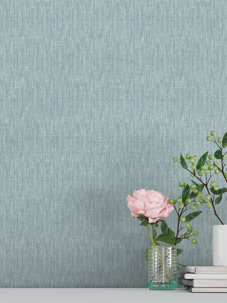 Galerie Blue Spring Blossom Plain A4 Wallpaper Sample - Image 1 of 2 Galerie Blue Spring Blossom Plain A4 Wallpaper Sample - Image 1 of 2