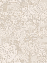 Galerie Beige Sommarang 2 Woodland A4 Wallpaper Sample - Image 2 of 2