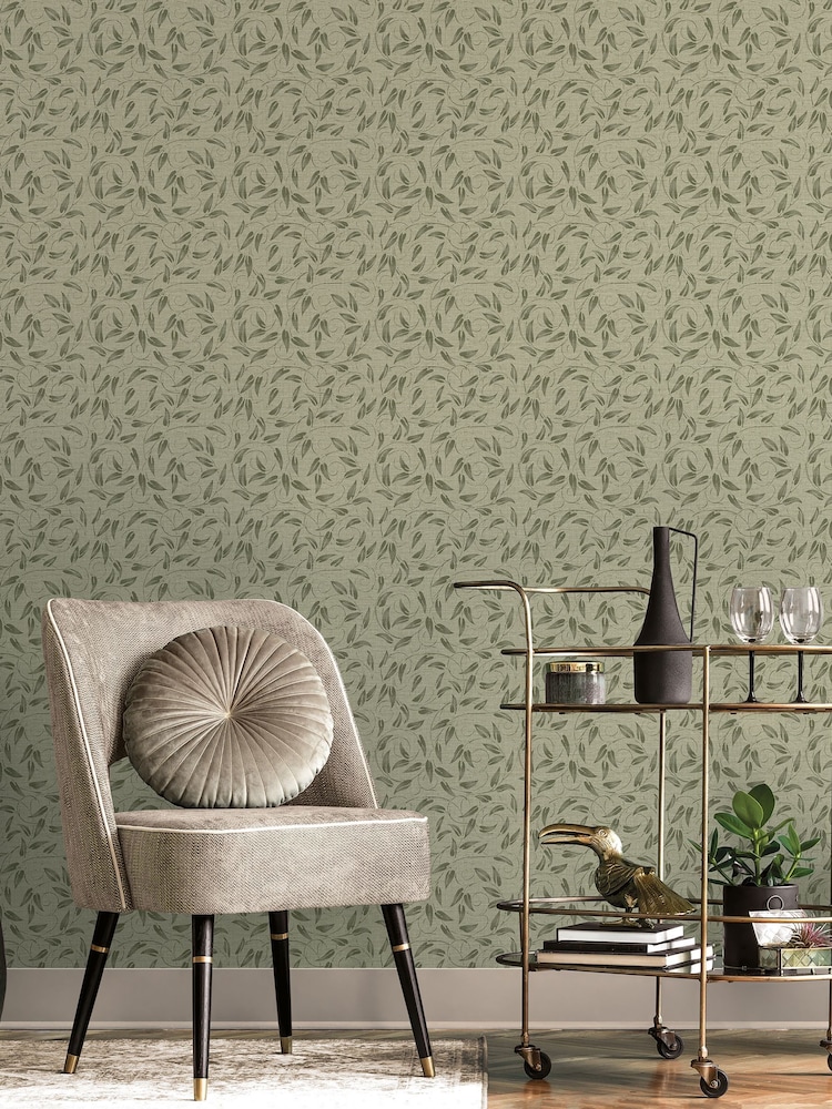 Laurence Llewelyn-Bowen Green Tit Willow Tree Leaf A4 Wallpaper Sample - Image 1 of 4 Laurence Llewelyn-Bowen Green Tit Willow Tree Leaf A4 Wallpaper Sample - Image 1 of 4