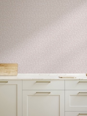 Laurence Llewelyn-Bowen Pink Tit Willow Tree Leaf A4 Wallpaper Sample - Image 1 of 4