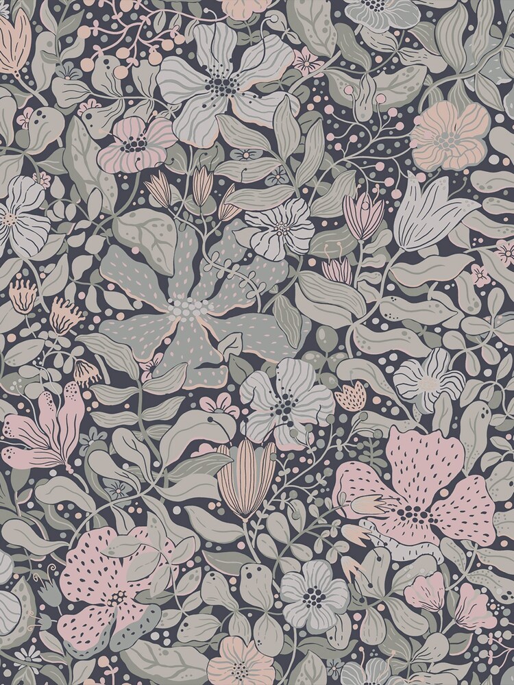 Galerie Pink Sommarang 2 Butterfly A4 Wallpaper Sample - Image 2 of 2