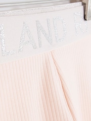 River Island Pink Girls Waist Band Rib Leggings Set - Image 5 of 5