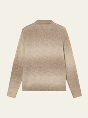 Les Deux Natural Gannon Gradient Zipper Cardigan - Image 2 of 4