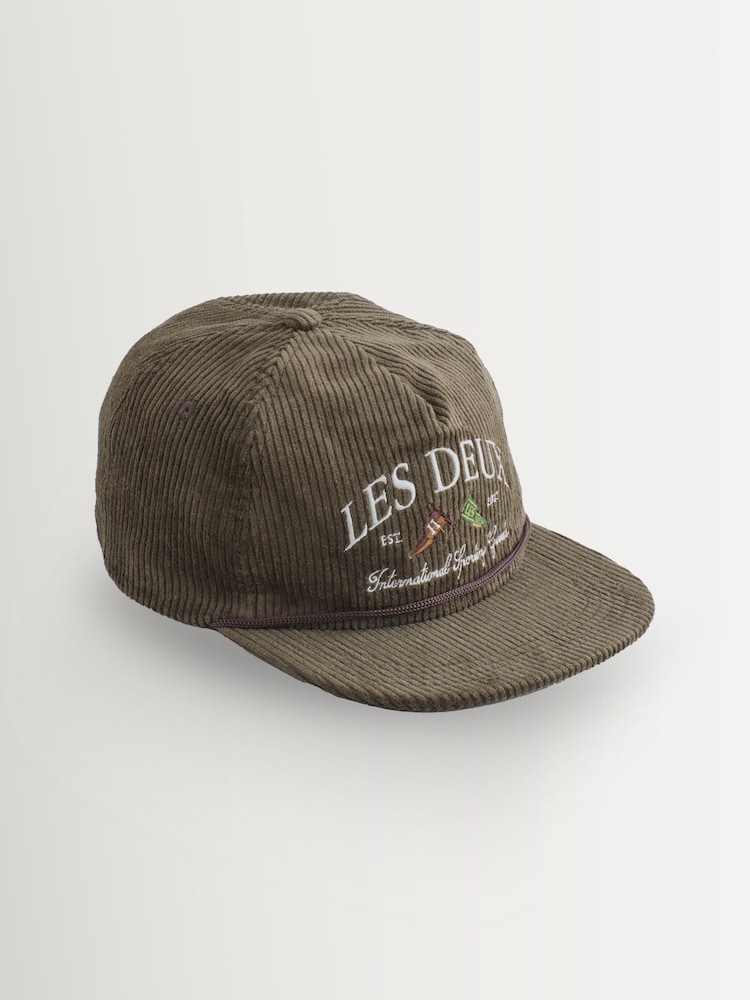 Les Deux Green Ivy League Corduroy Cap - Image 1 of 1