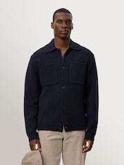 Les Deux Blue Fischer Milano Knit Shirt - Image 1 of 7