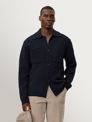 Les Deux Blue Fischer Milano Knit Shirt - Image 5 of 7