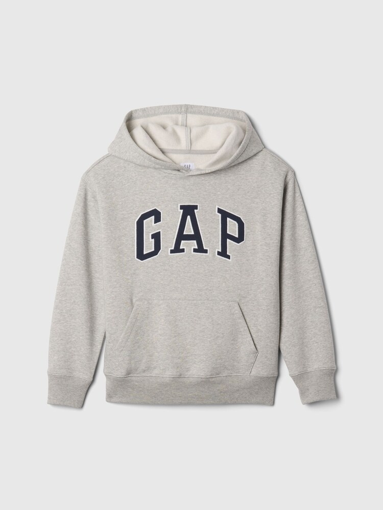 Gap Light Grey Vintage Logo Hoodie (4-13yrs) (4-13yrs) - Image 1 of 2