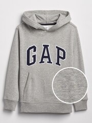 Gap Light Grey Vintage Logo Hoodie (4-13yrs) (4-13yrs) - Image 2 of 2