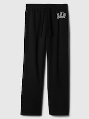Gap Black Flared Logo Fleece Joggers - Image 5 of 5