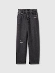 Gap Black Low Waisted Wide Leg Jeans (5-13yrs) (5-13yrs) - Image 9 of 11