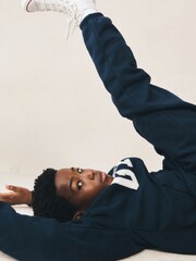 Gap Navy Blue Relaxed Logo Joggers (4-13yrs) - Image 3 of 4