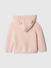 Gap Pink Bear Cardigan (0-24mths) - Image 2 of 3