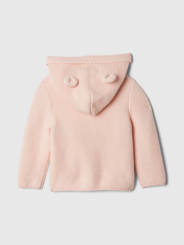 Gap Pink Bear Cardigan (0-24mths) - Image 2 of 3