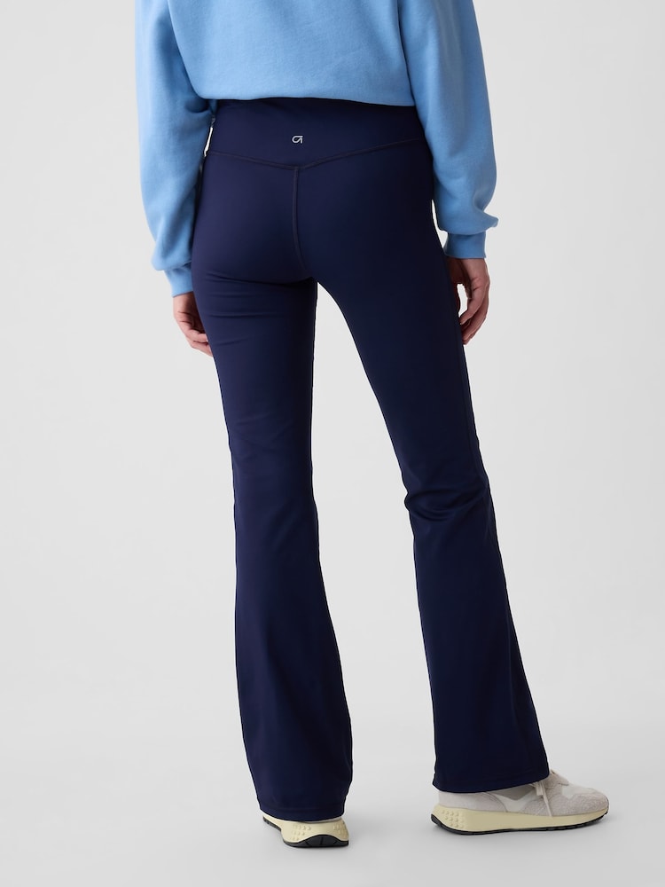 Gap Blue Sky High Waisted Power Flare Leggings - Image 2 of 2 Gap Blue Sky High Waisted Power Flare Leggings - Image 2 of 2
