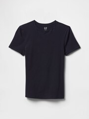 Gap Navy Blue Close Knit Jersey T-Shirt - Image 4 of 4