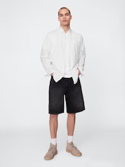 Gap White Cotton Poplin Classic Shirt - Image 3 of 4