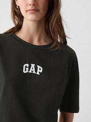 Gap Black Arch Logo T-Shirt - Image 4 of 5