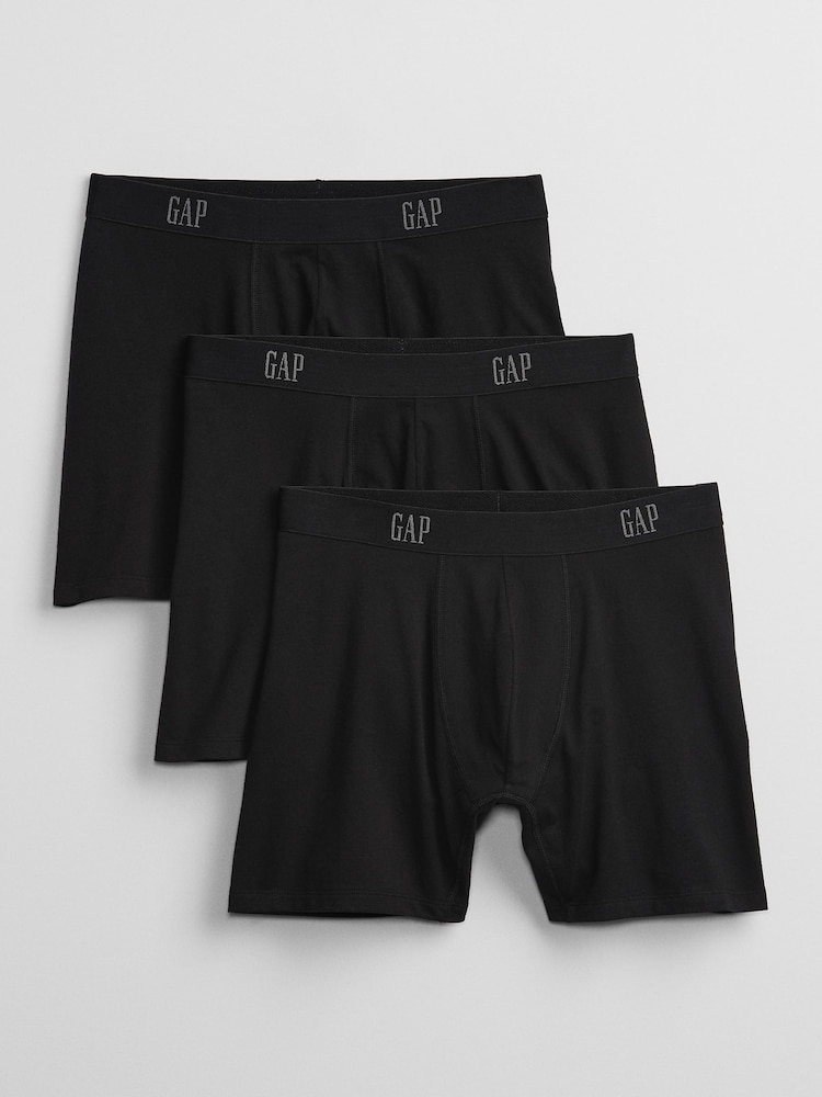 Gap Black Boxer Briefs 3 Pack - Image 1 of 2