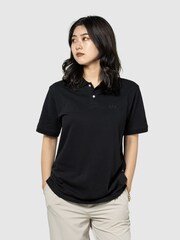 Gap Black Logo Pique Polo Shirt - Image 1 of 8