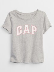 Gap Grey Logo Graphic Short Sleeve T-Shirt (0mths-5yrs) - Image 1 of 1