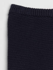 Gap Navy Blue Soft Cotton Knit Pull On Trousers (0-24mths) - Image 8 of 8