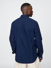 Gap Navy Blue Cotton Poplin Classic Shirt - Image 2 of 9