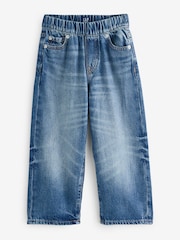 Gap Navy Blue UltraSoft Pull On Baggy Jeans (4-13yrs) (4-13yrs) - Image 4 of 8