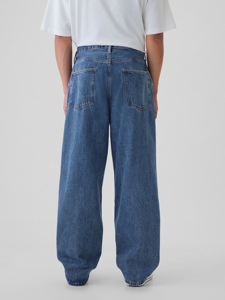 Gap Mid Wash Blue Baggy Jeans - Image 2 of 6