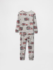 Gap Grey Brushed Cotton Pyjama Set (6mths-5yrs) - Image 2 of 2
