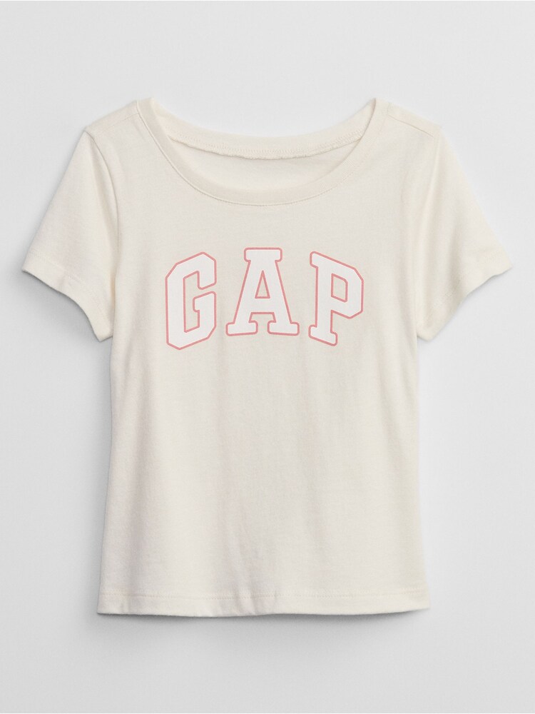Gap White Logo Graphic Short Sleeve T-Shirt (0mths-5yrs) - Image 1 of 3