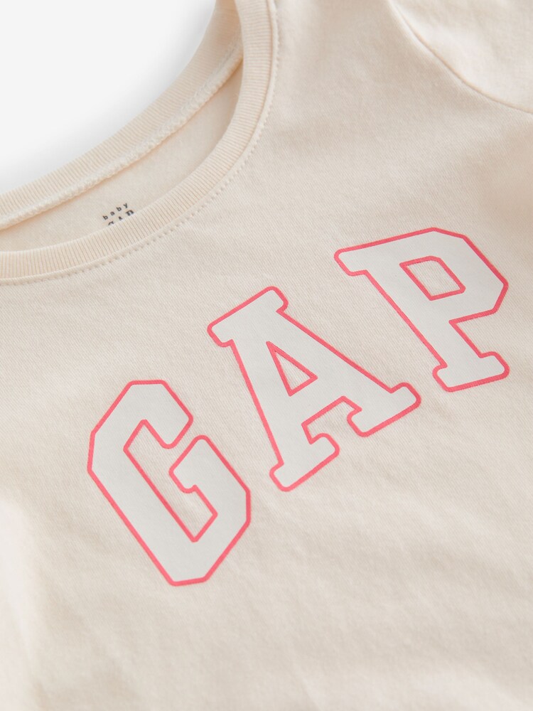 Gap White Logo Graphic Short Sleeve T-Shirt (0mths-5yrs) - Image 3 of 3