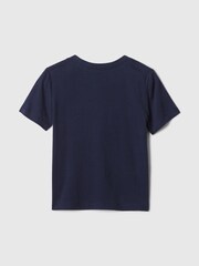 Gap Navy Blue Logo T-Shirt (6months-5yrs) (6mths-5yrs) - Image 2 of 2