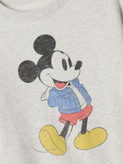 Gap Grey Disney Vintage Soft Sweatshirt (6mths-5yrs) - Image 3 of 3