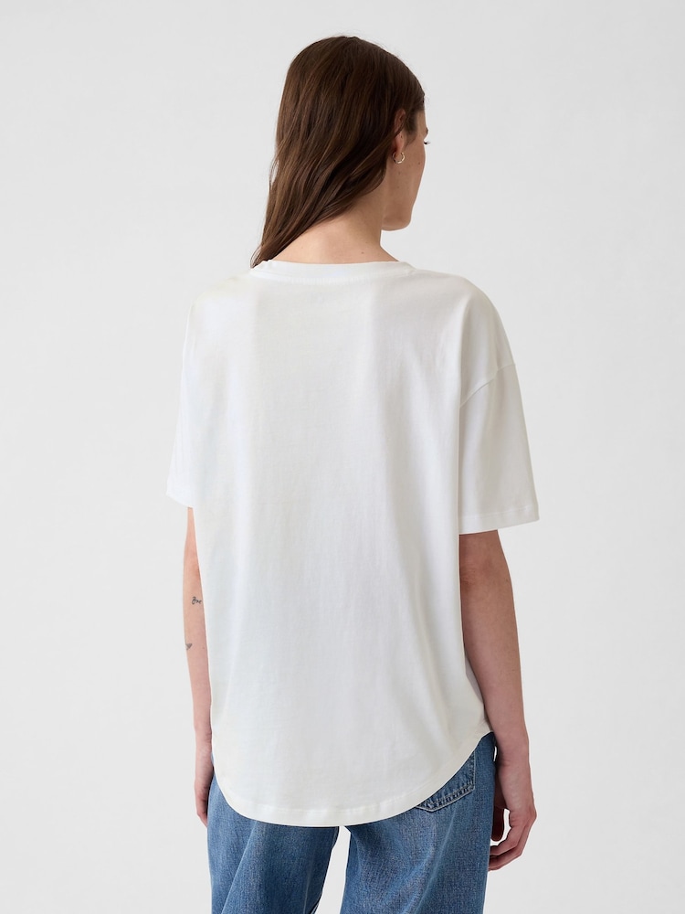 Gap White Arch Logo T-Shirt - Image 2 of 5