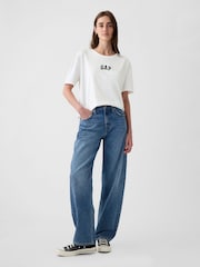 Gap White Arch Logo T-Shirt - Image 3 of 5