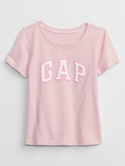 Gap Pink Logo Graphic Short Sleeve T-Shirt (0mths-5yrs) - Image 1 of 1