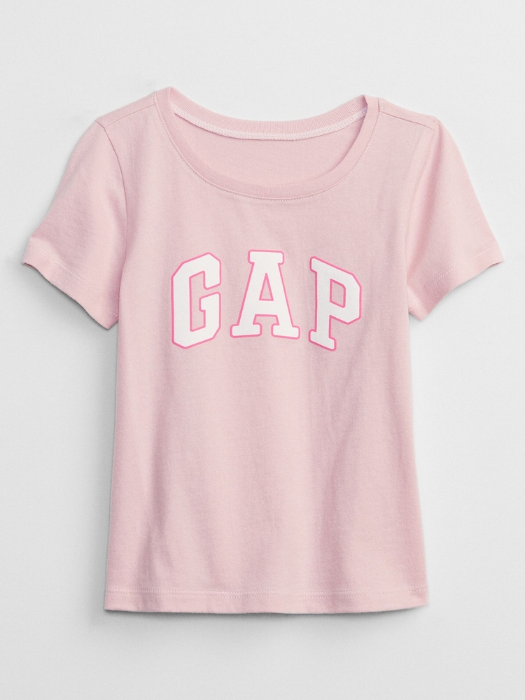 Gap Pink Logo Short Sleeve T-Shirt (6mths-5yrs) - Image 3 of 3