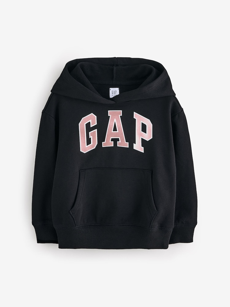 Gap Black Vintage Logo Hoodie (4-13yrs) (4-13yrs) - Image 2 of 7