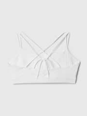 Gap White Power Medium Impact Strappy Sports Bra - Image 5 of 5