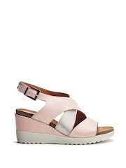 Moda in Pelle Kalina Multi Strap Wedges - Image 1 of 3