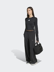 adidas Black Techfit Long Sleeved T-Shirt - Image 3 of 6