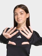 adidas Black Techfit Long Sleeved T-Shirt - Image 4 of 6