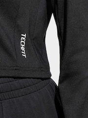 adidas Black Techfit Long Sleeved T-Shirt - Image 5 of 6