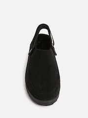 Linzi Black Teddy Slip-On Slingback Clogs - Image 4 of 5