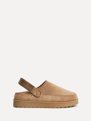 Linzi Brown Teddy Slip-On Slingback Clogs - Image 2 of 5