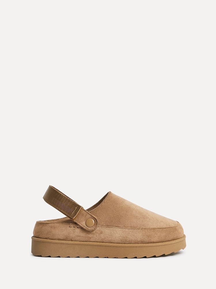 Linzi Brown Teddy Slip-On Slingback Clogs - Image 2 of 5 Linzi Brown Teddy Slip-On Slingback Clogs - Image 2 of 5