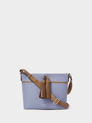 Osprey London Purple The Savanna Leather Cross-Body Bag - Imagem 1 de 5