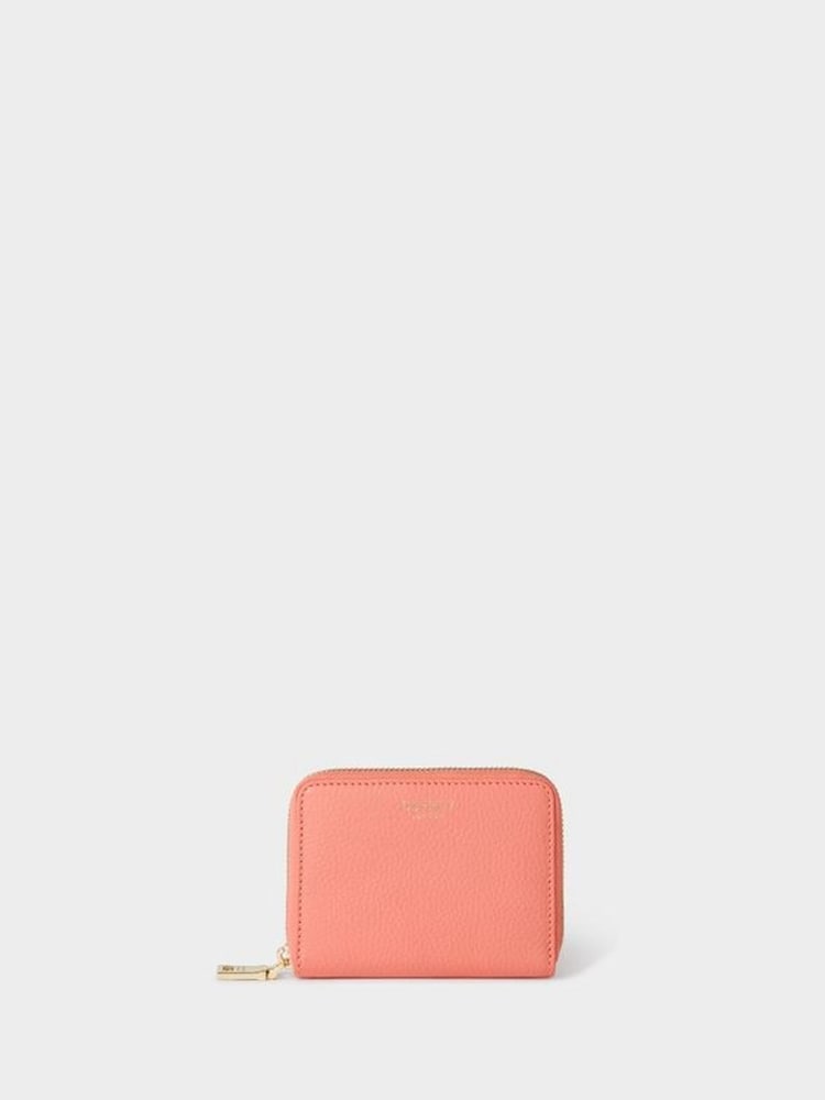 Osprey London Pink The Collier Leather Zip Around Purse - Image 1 of 4